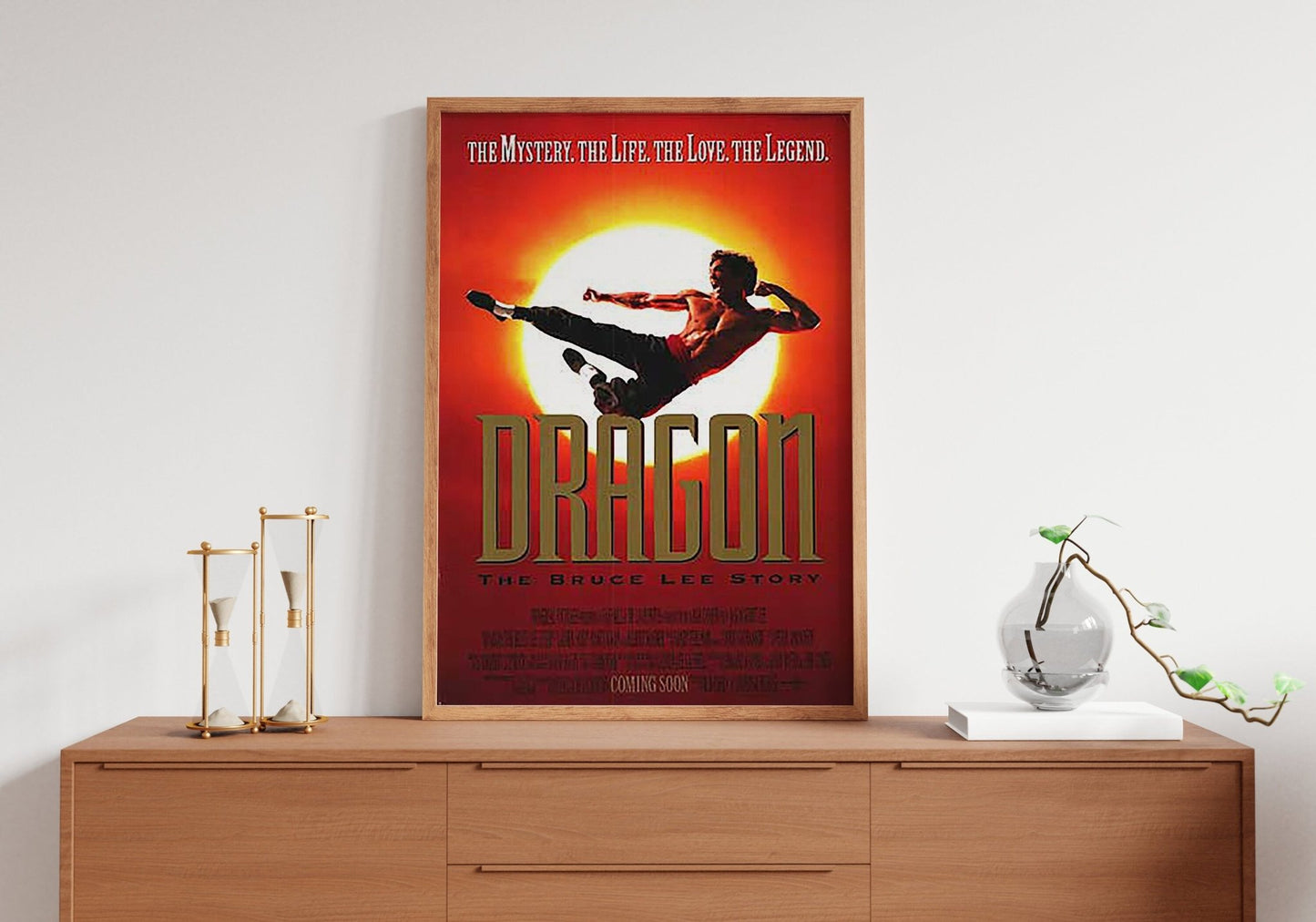 1993 Dragon The Brucee Lee Story Movie Canvas Poster - Canvasworkshop