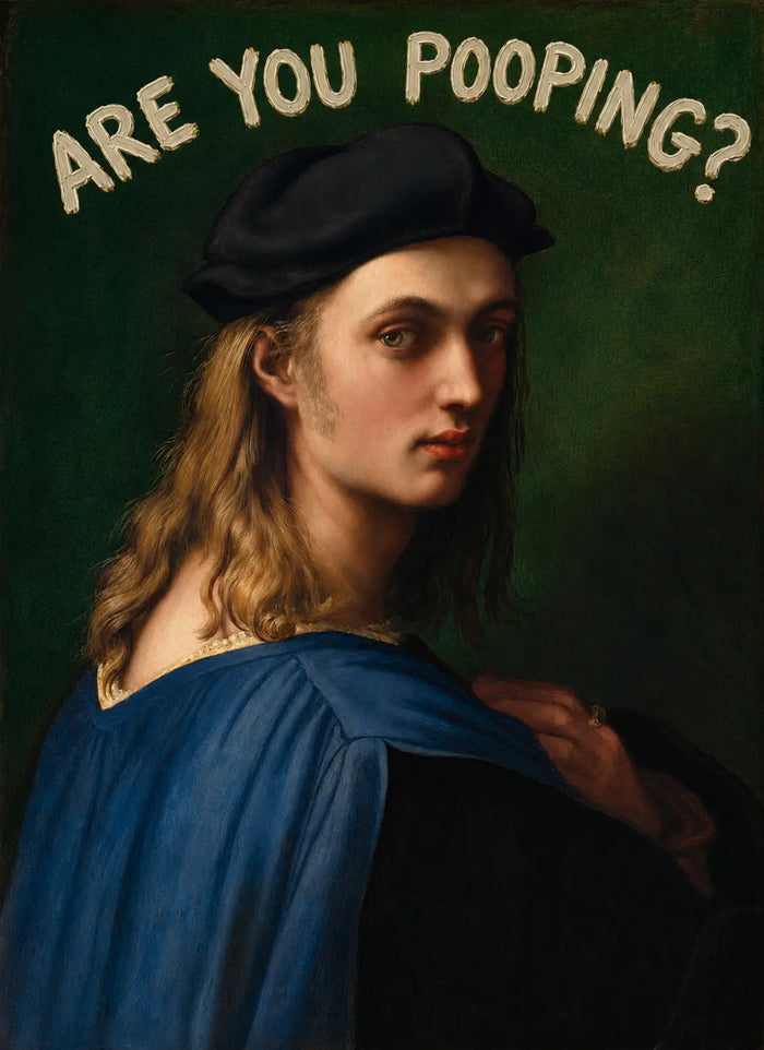 Are You Pooping? | Raphael Self-Portrait Meme