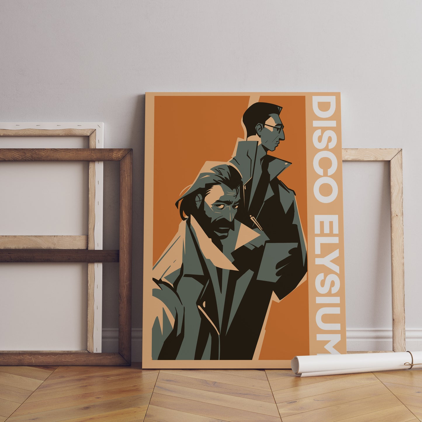Disco Elysium Leinwand Wandkunst, Disco Elysium Leinwand Poster, Disco Elysium Gerahmte Wandkunst, Gaming Wandkunst, Gaming Poster, Geschenk Für Gamer