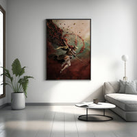 Elden Ring Canvas Wall Art, Malenia Poster, Malenia Wall Art, Elden Ring Canvas Wall Decor, Gaming Poster, Gift For Gamers, Malenia
