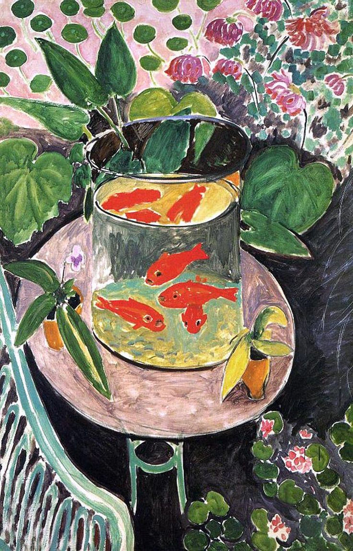 Original Henri Matisse Painting Print, Goldfish