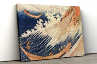 Ukiyo-e Leinwand-Wanddekoration: Die Große Welle von Hokusai