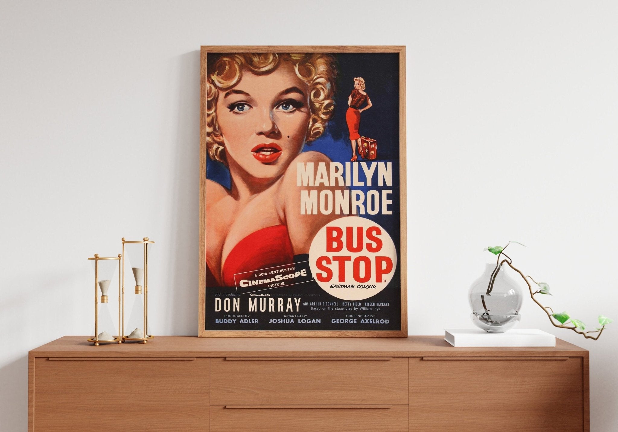 1956 Bus Stop Movie Canvas Poster - Canvasworkshop