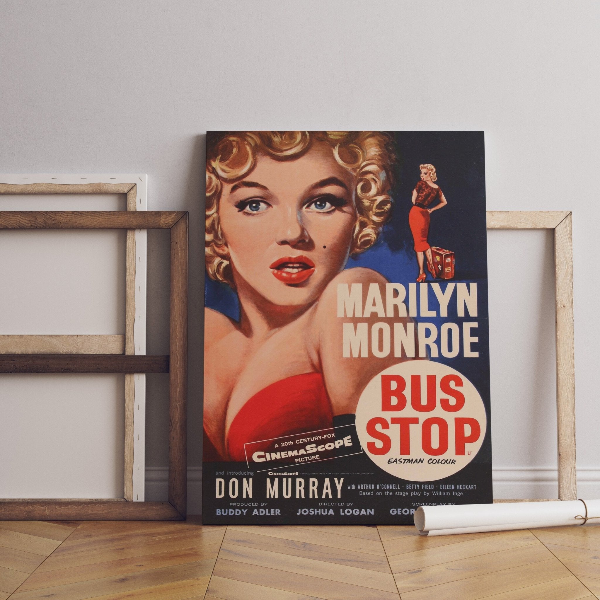 1956 Bus Stop Movie Canvas Poster - Canvasworkshop