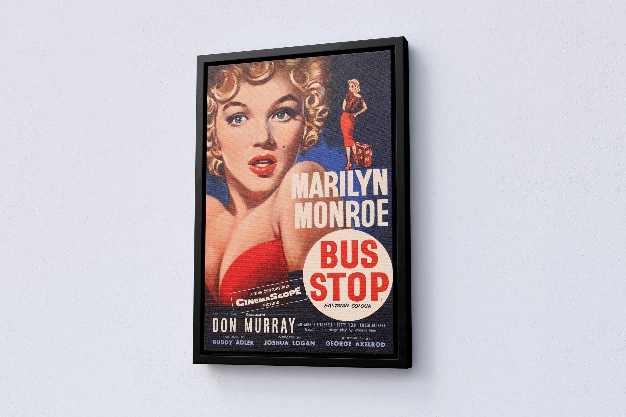 1956 Bus Stop Movie Canvas Poster - Canvasworkshop