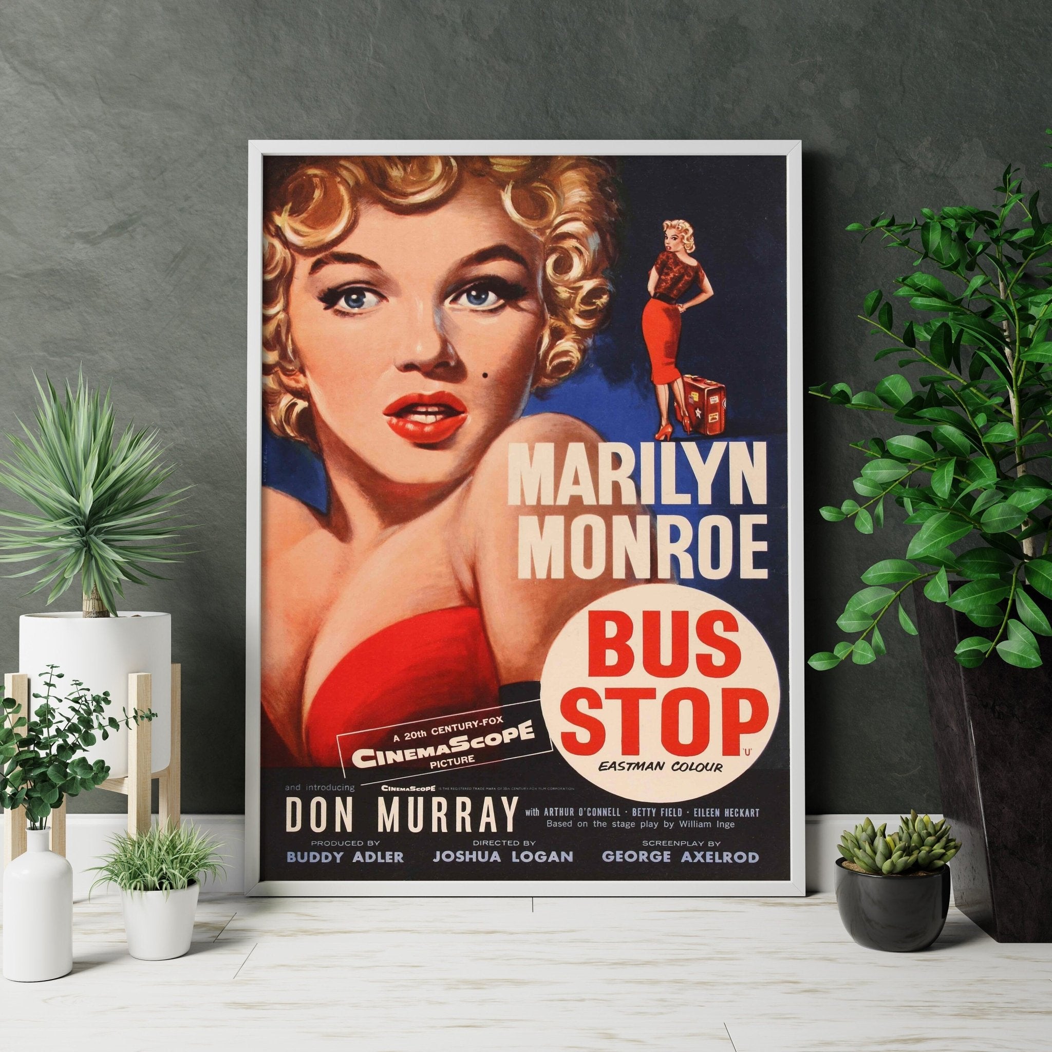 1956 Bus Stop Movie Canvas Poster - Canvasworkshop