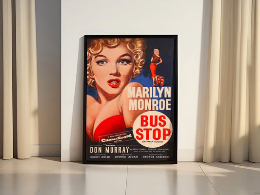 1956 Bus Stop Movie Canvas Poster - Canvasworkshop