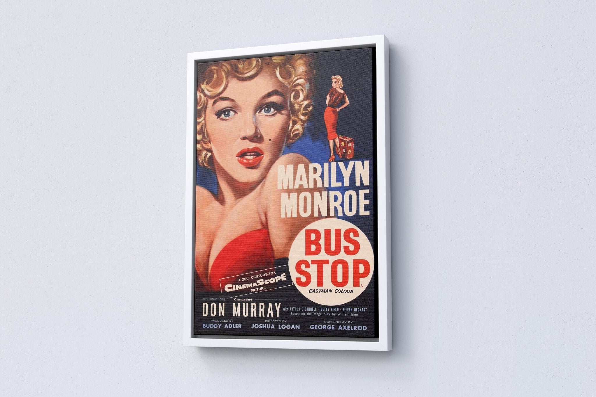 1956 Bus Stop Movie Canvas Poster - Canvasworkshop