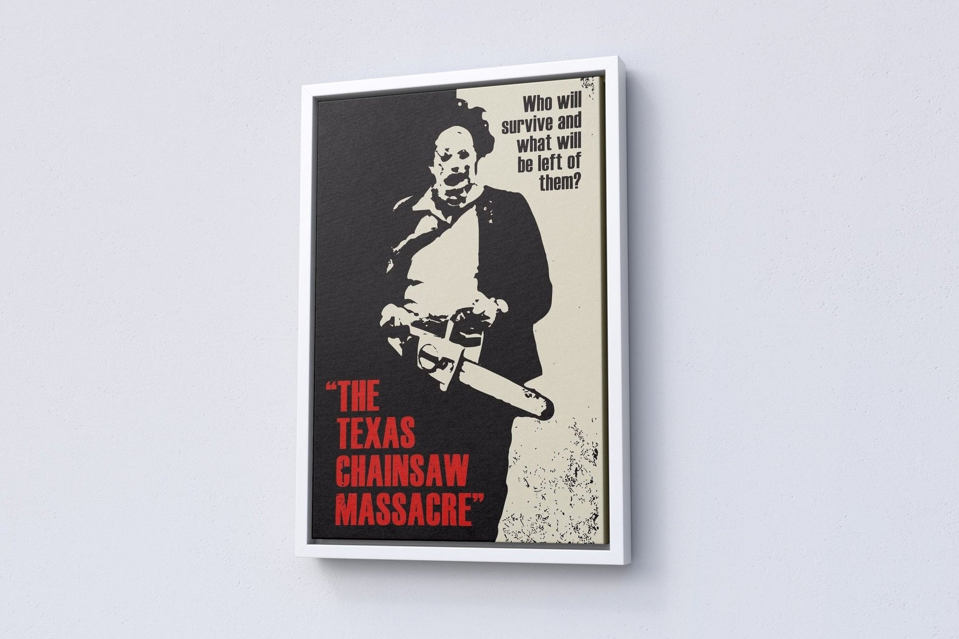 1974 The Texas Chain Saw Massacre Canvas Poster - Canvasworkshop