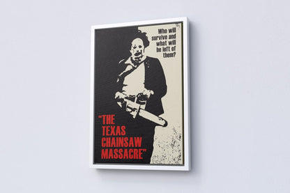 1974 The Texas Chain Saw Massacre Canvas Poster - Canvasworkshop
