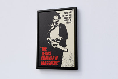 1974 The Texas Chain Saw Massacre Canvas Poster - Canvasworkshop