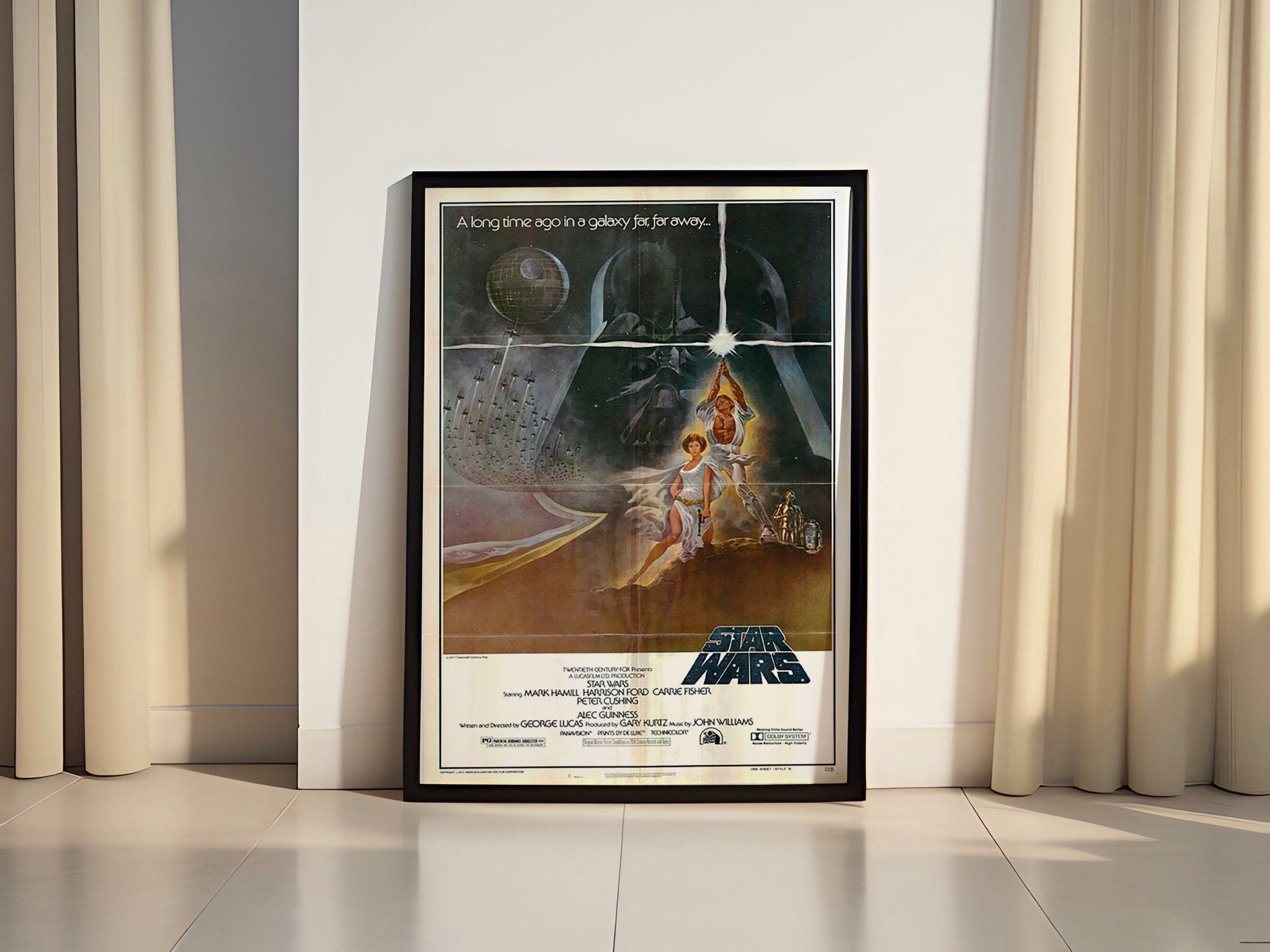 1977 StarWars Movie Canvas Poster - Canvasworkshop