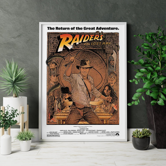 1981 Indiana Jones Leinwandposter