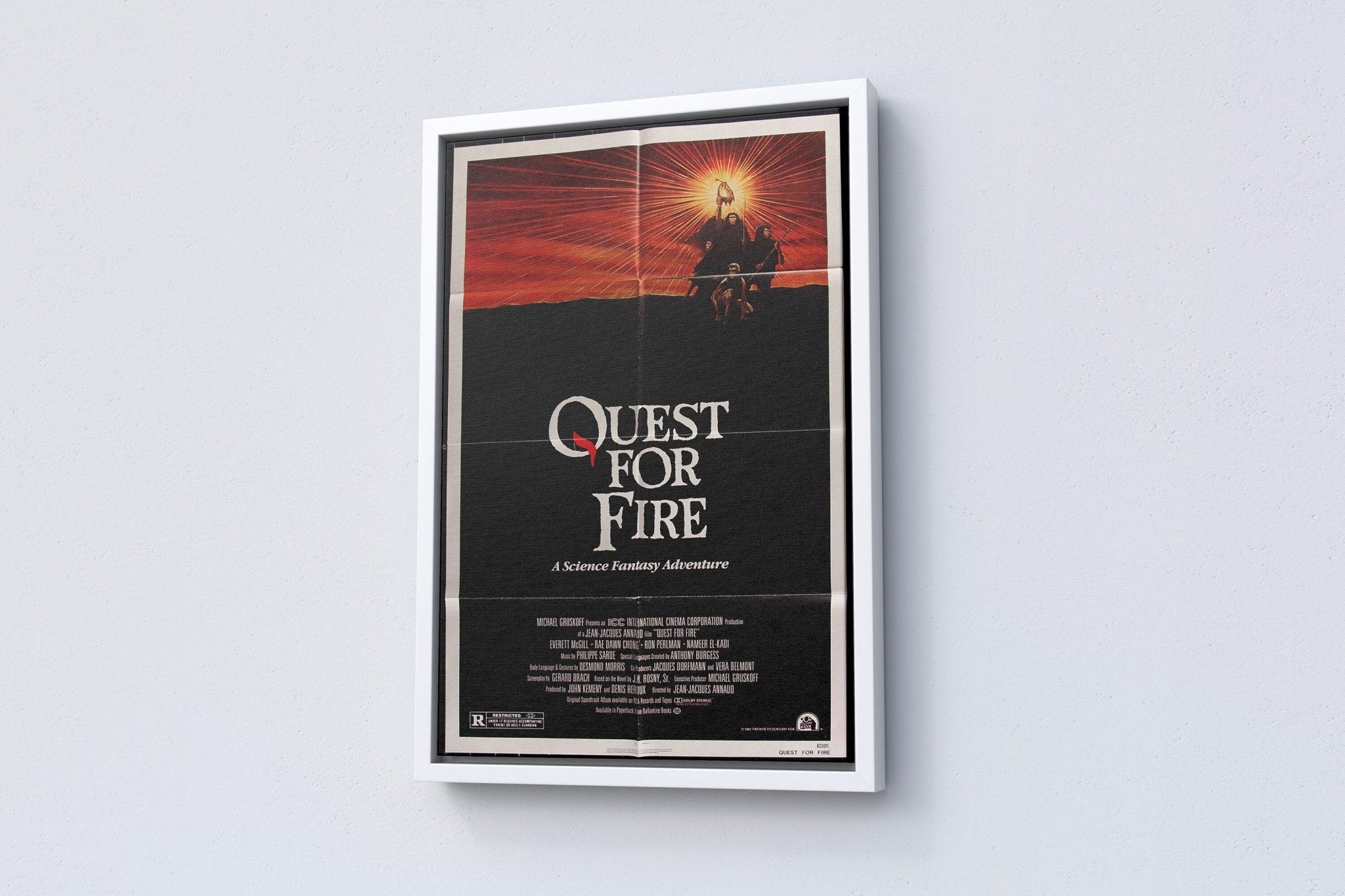 1982 Quest For Fire Retro Movie Canvas Poster - Canvasworkshop