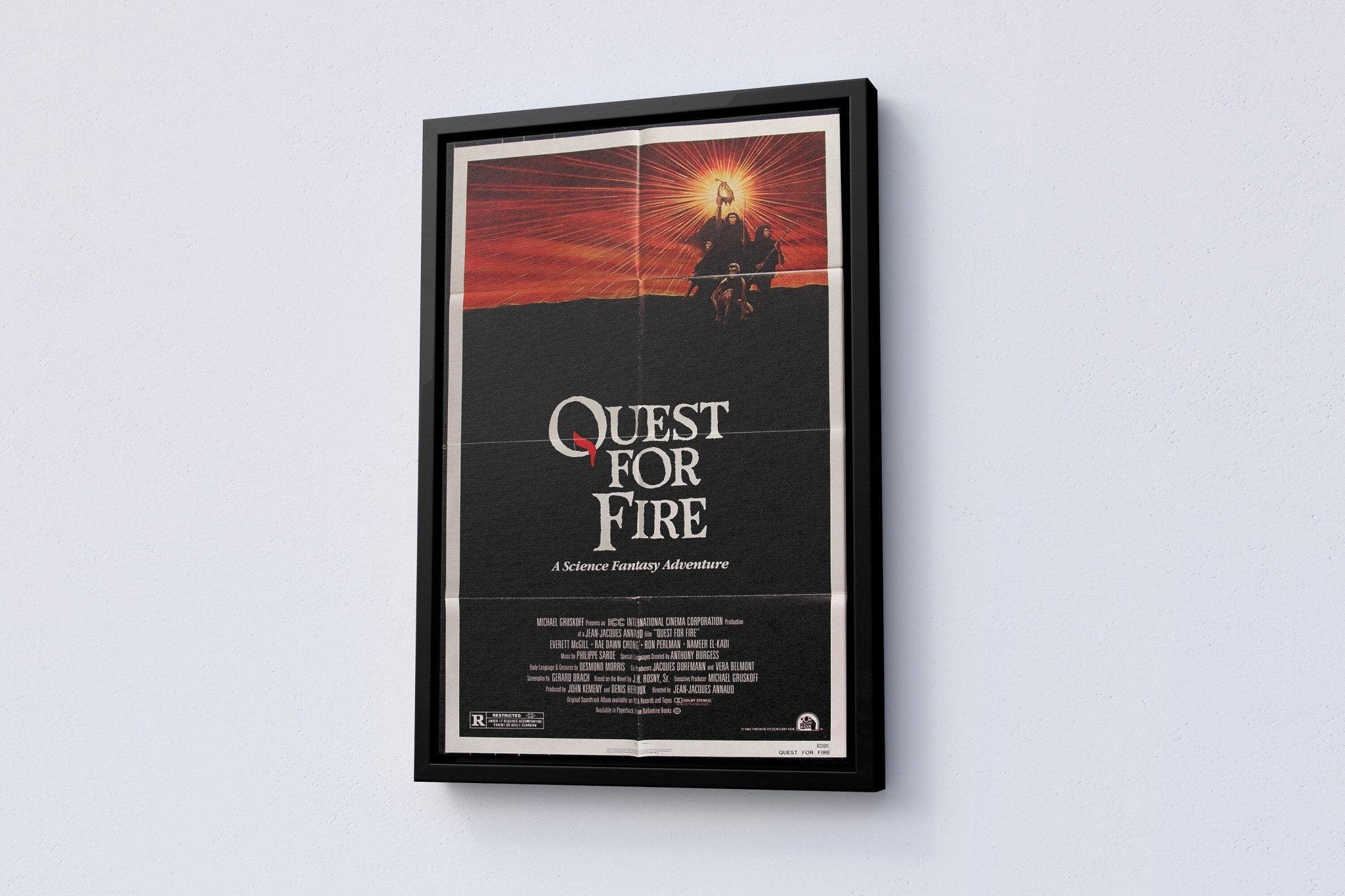 1982 Quest For Fire Retro Movie Canvas Poster - Canvasworkshop