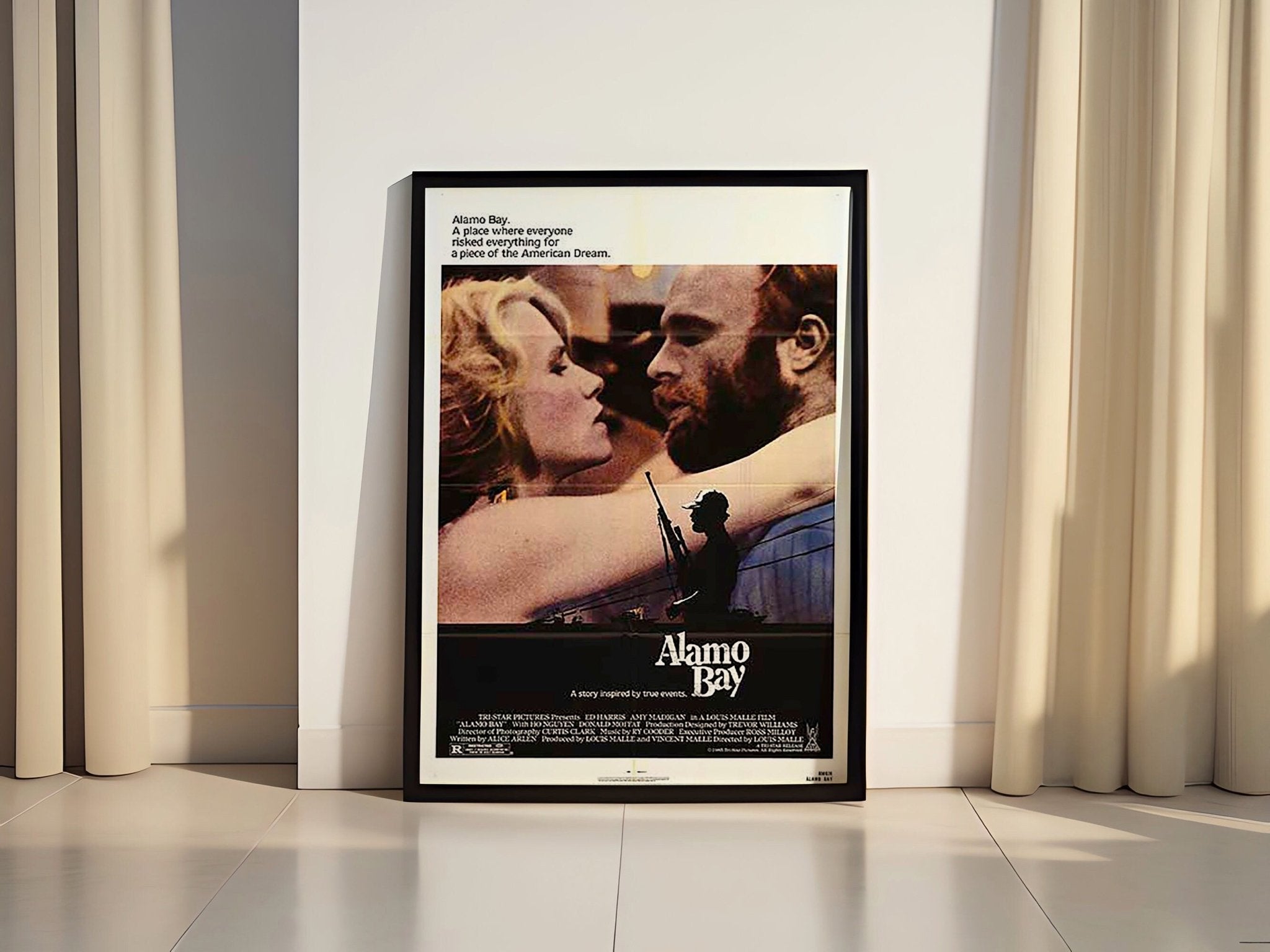 1985 Alamo Bay Retro Movie Canvas Poster - Canvasworkshop