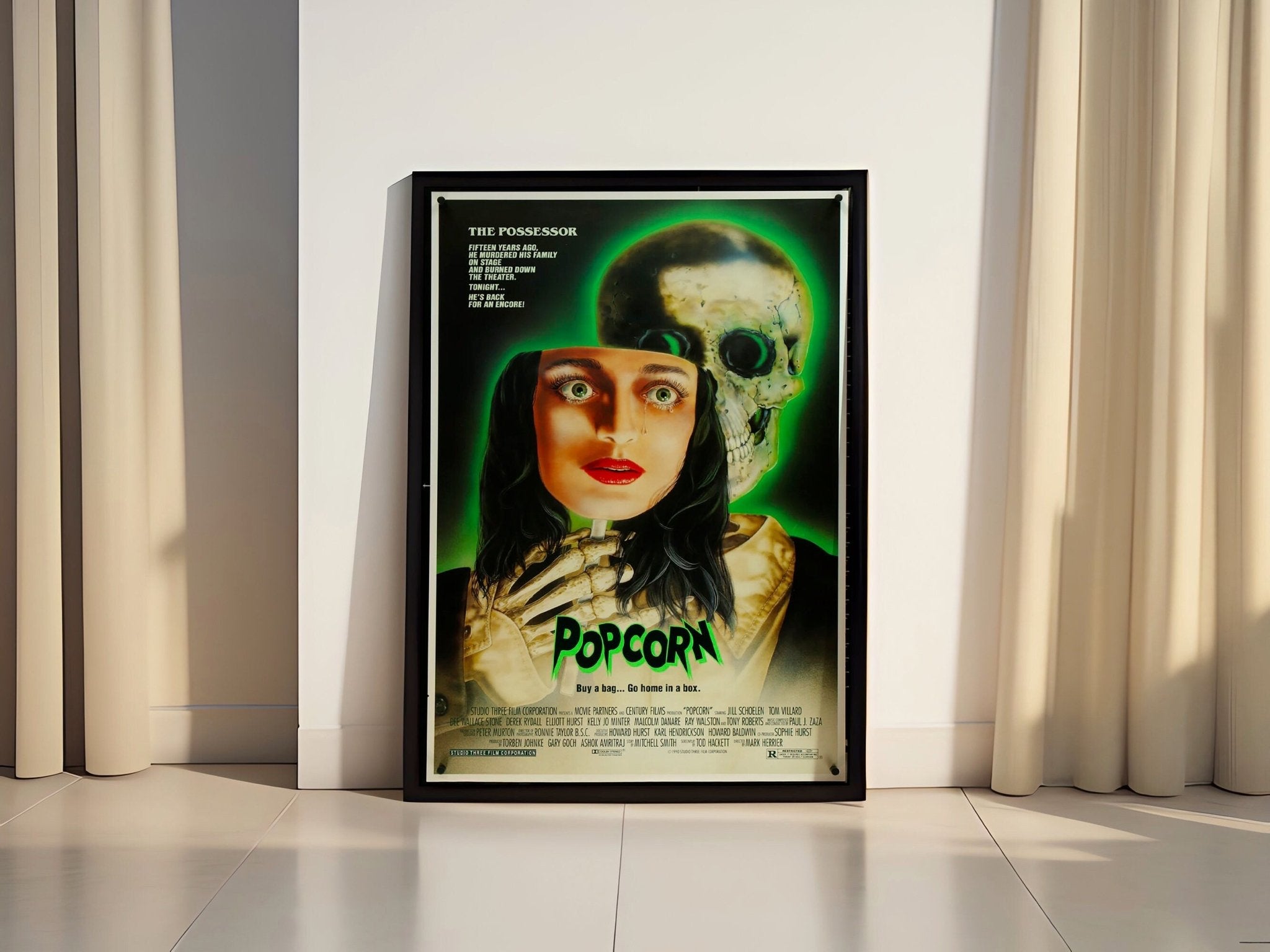 1991 PopCorn Movie Canvas Poster - Canvasworkshop