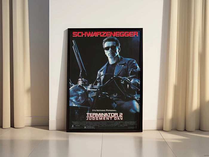 1991 Terminator 2 Movie Canvas Wall Art