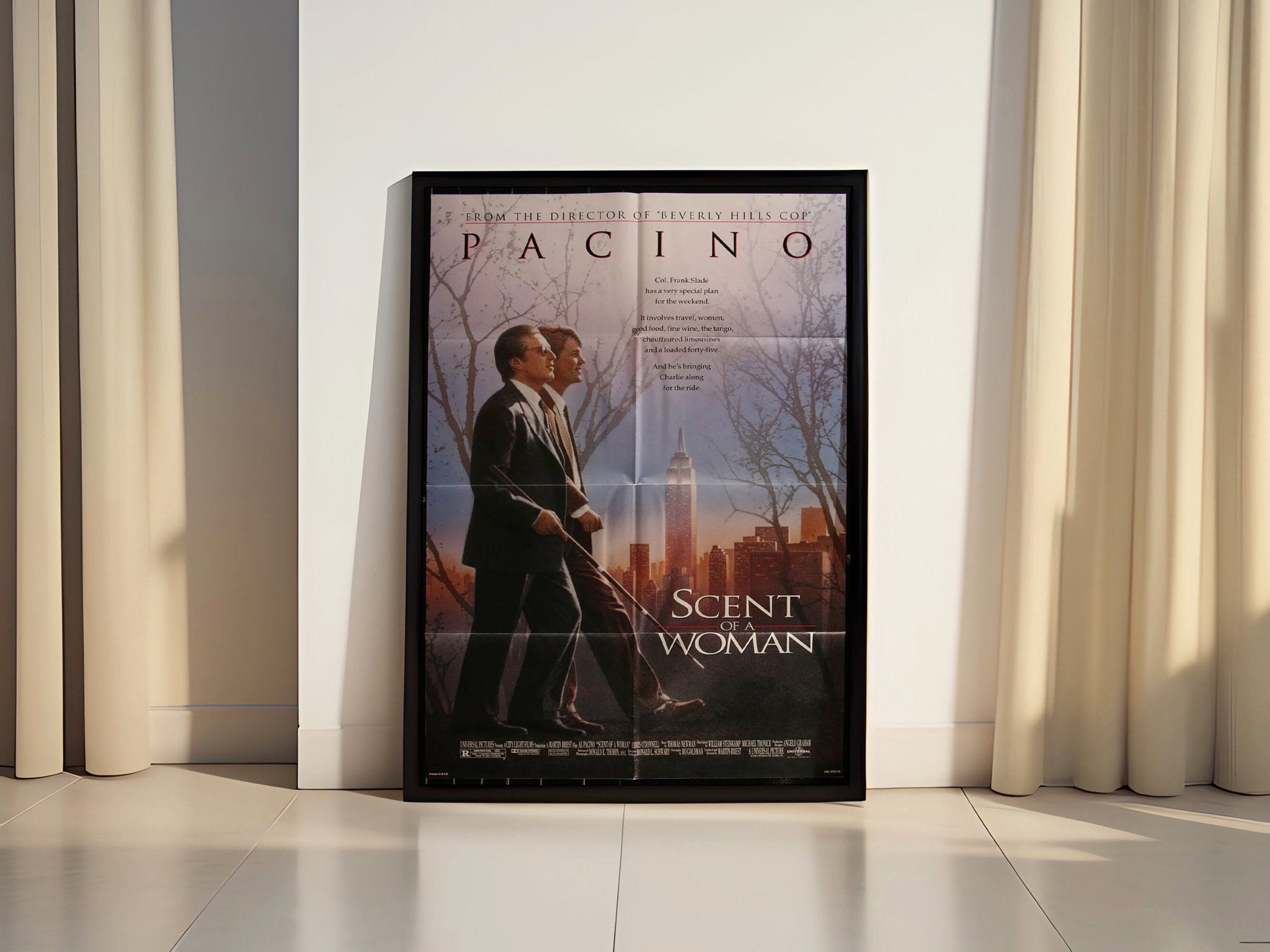 1992 Scent Of A Woman Retro Movie Canvas Poster - Canvasworkshop