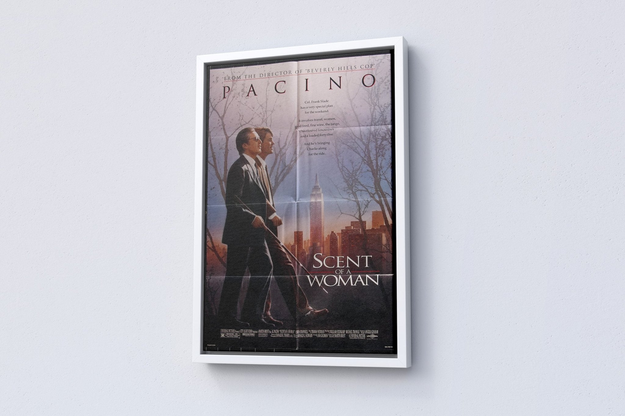 1992 Scent Of A Woman Retro Movie Canvas Poster - Canvasworkshop