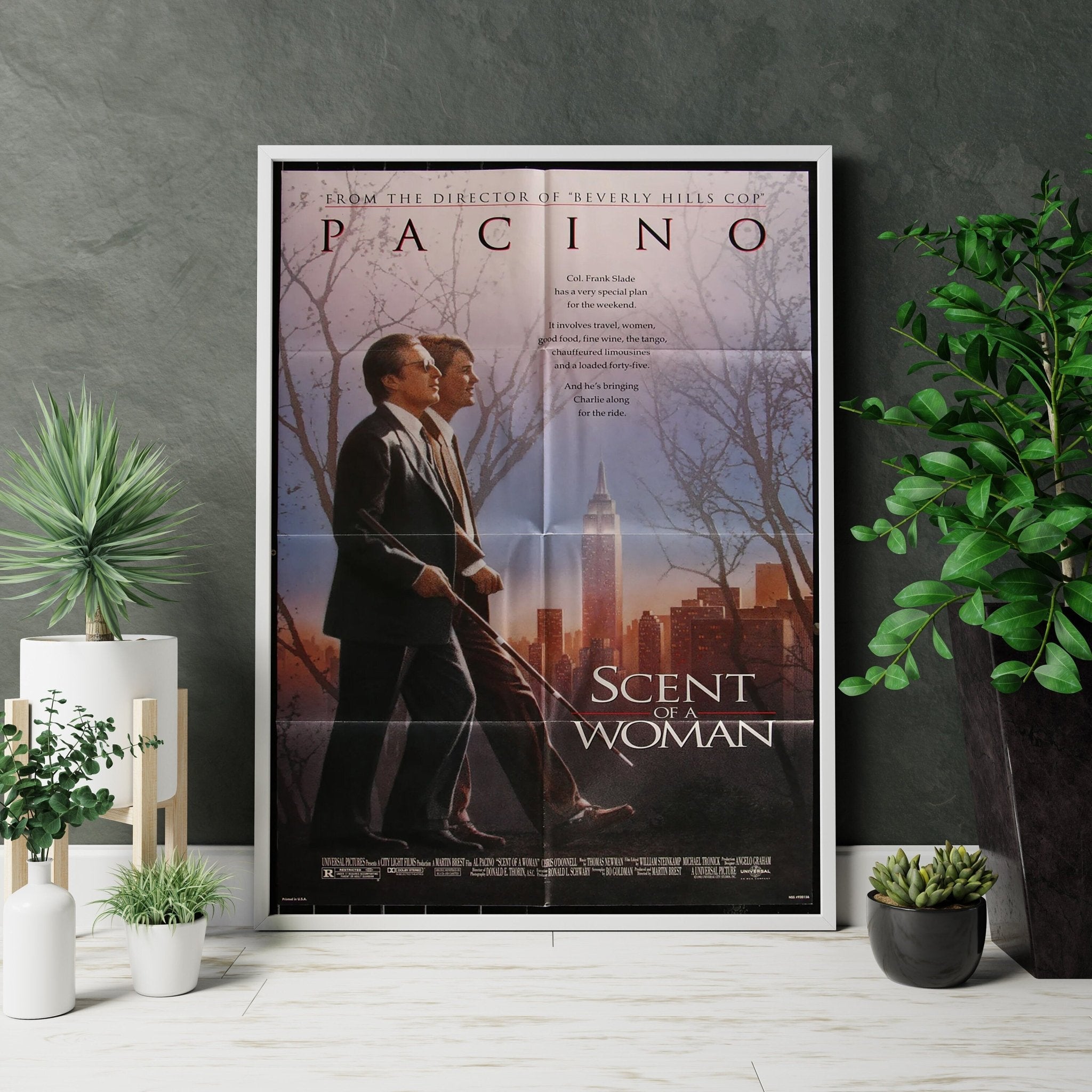 1992 Scent Of A Woman Retro Movie Canvas Poster - Canvasworkshop