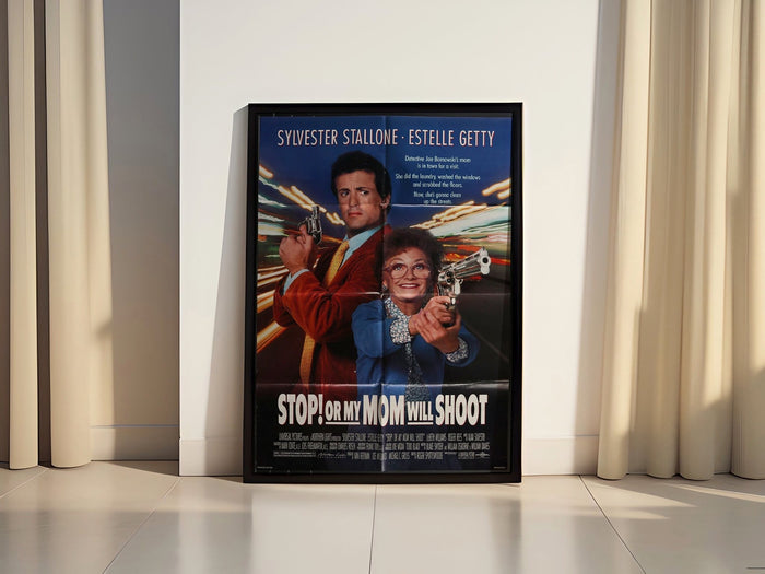 1992 Stop! Oder meine Mami schießt Retro-Film-Leinwandposter