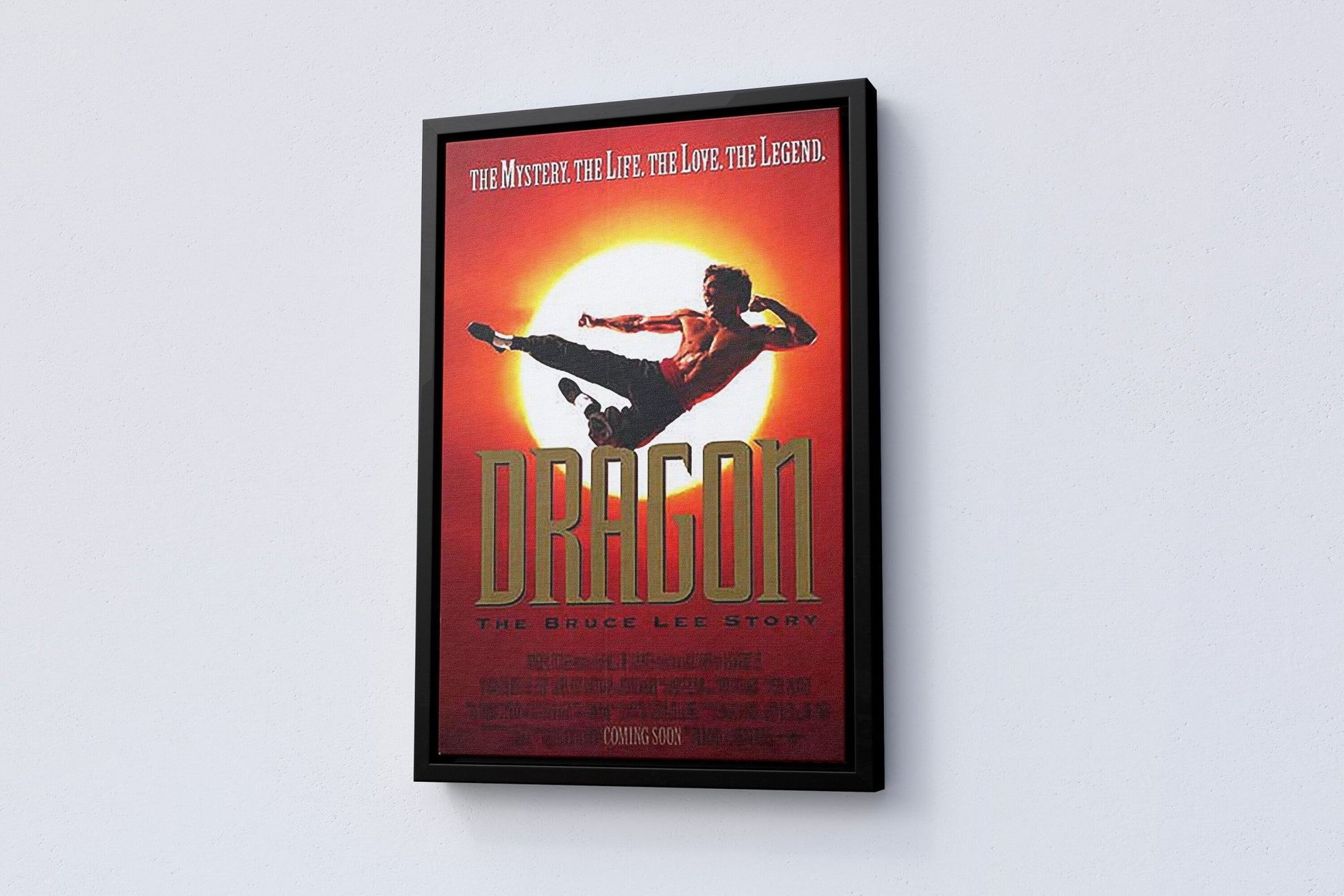 1993 Dragon The Brucee Lee Story Movie Canvas Poster - Canvasworkshop