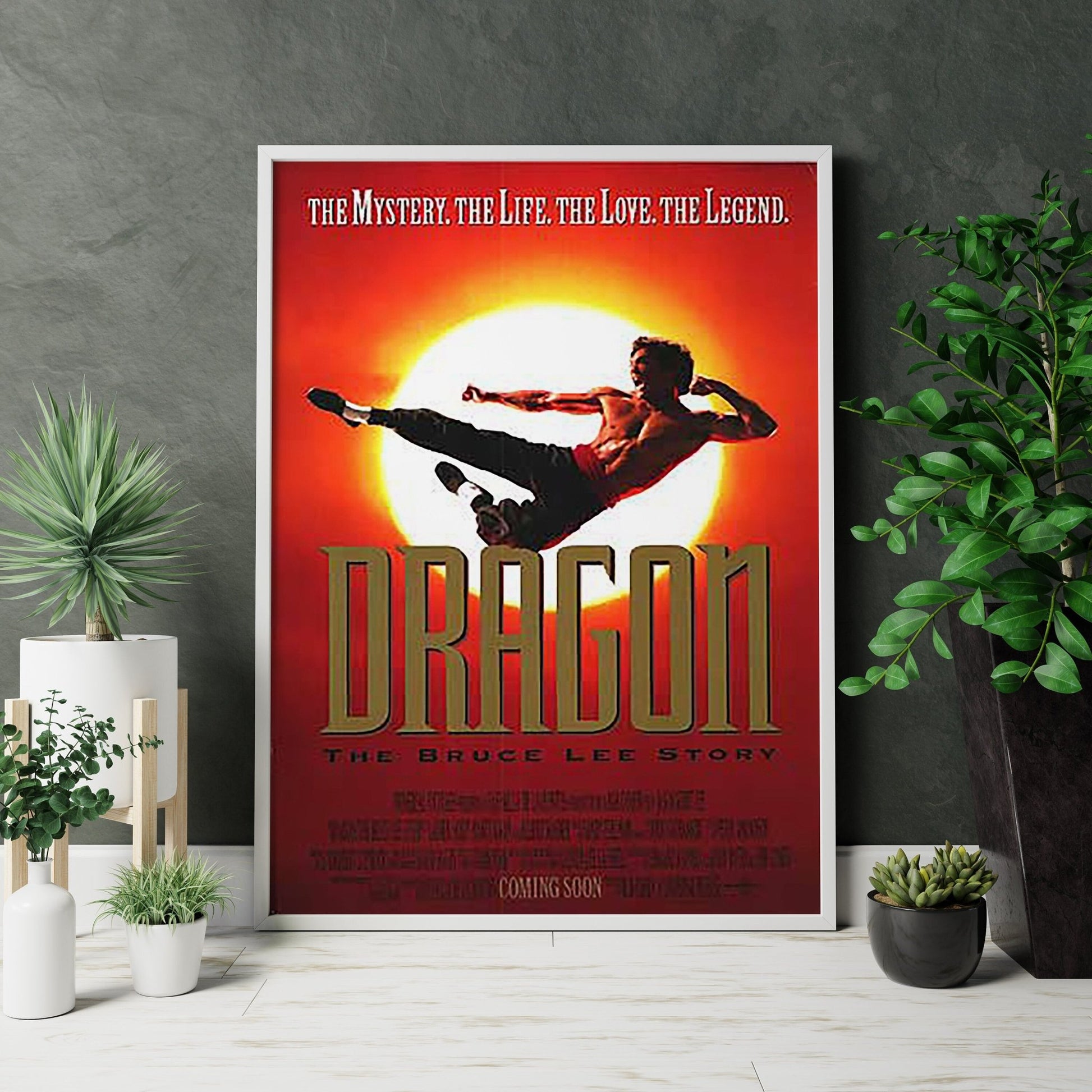 1993 Dragon The Brucee Lee Story Movie Canvas Poster - Canvasworkshop