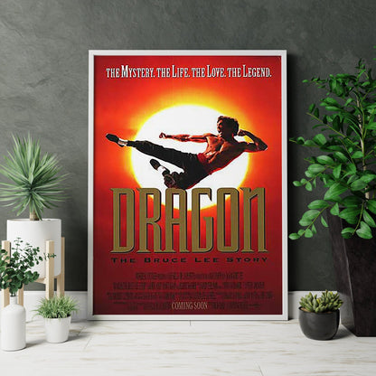 1993 Dragon The Brucee Lee Story Movie Canvas Poster - Canvasworkshop