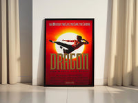 1993 Dragon The Brucee Lee Story Movie Canvas Poster - Canvasworkshop