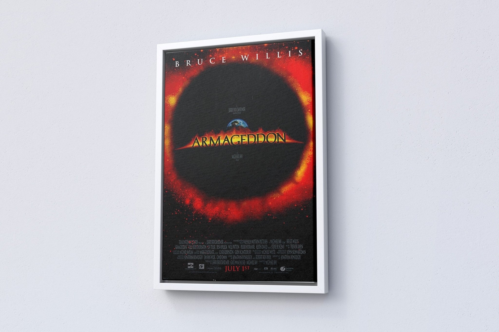 1998 Armageddon Movie Canvas Poster - Canvasworkshop