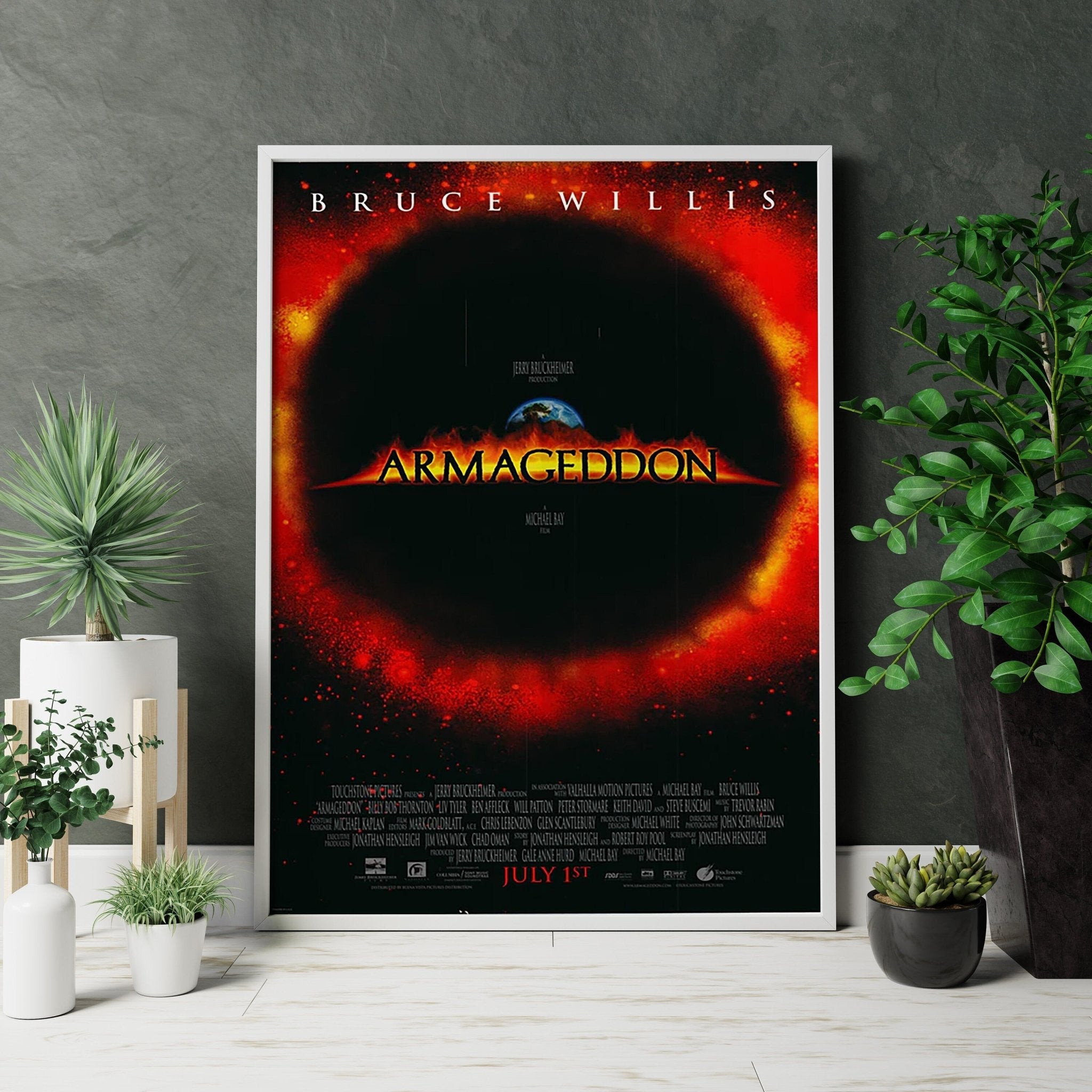 1998 Armageddon Movie Canvas Poster - Canvasworkshop