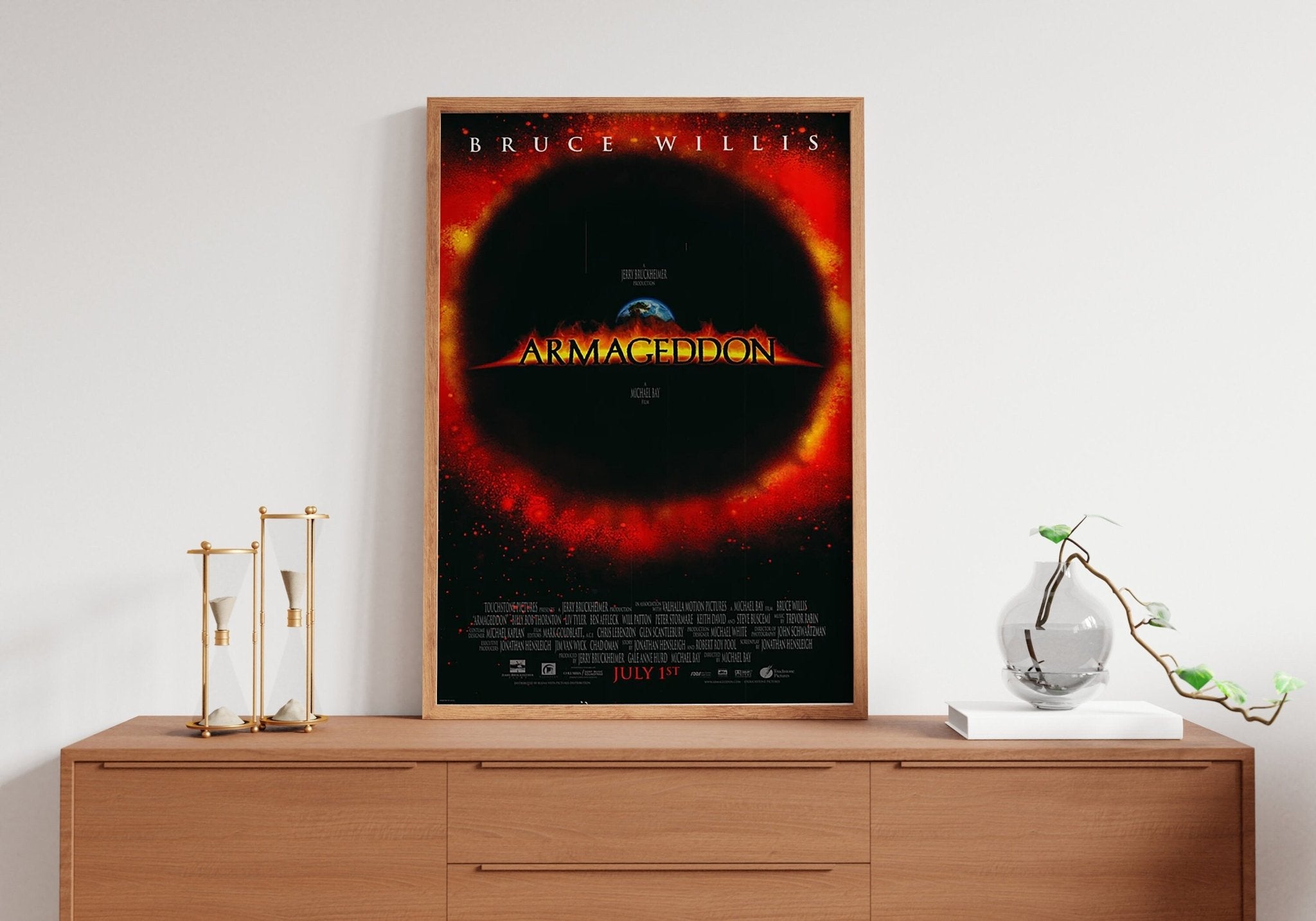 1998 Armageddon Movie Canvas Poster - Canvasworkshop