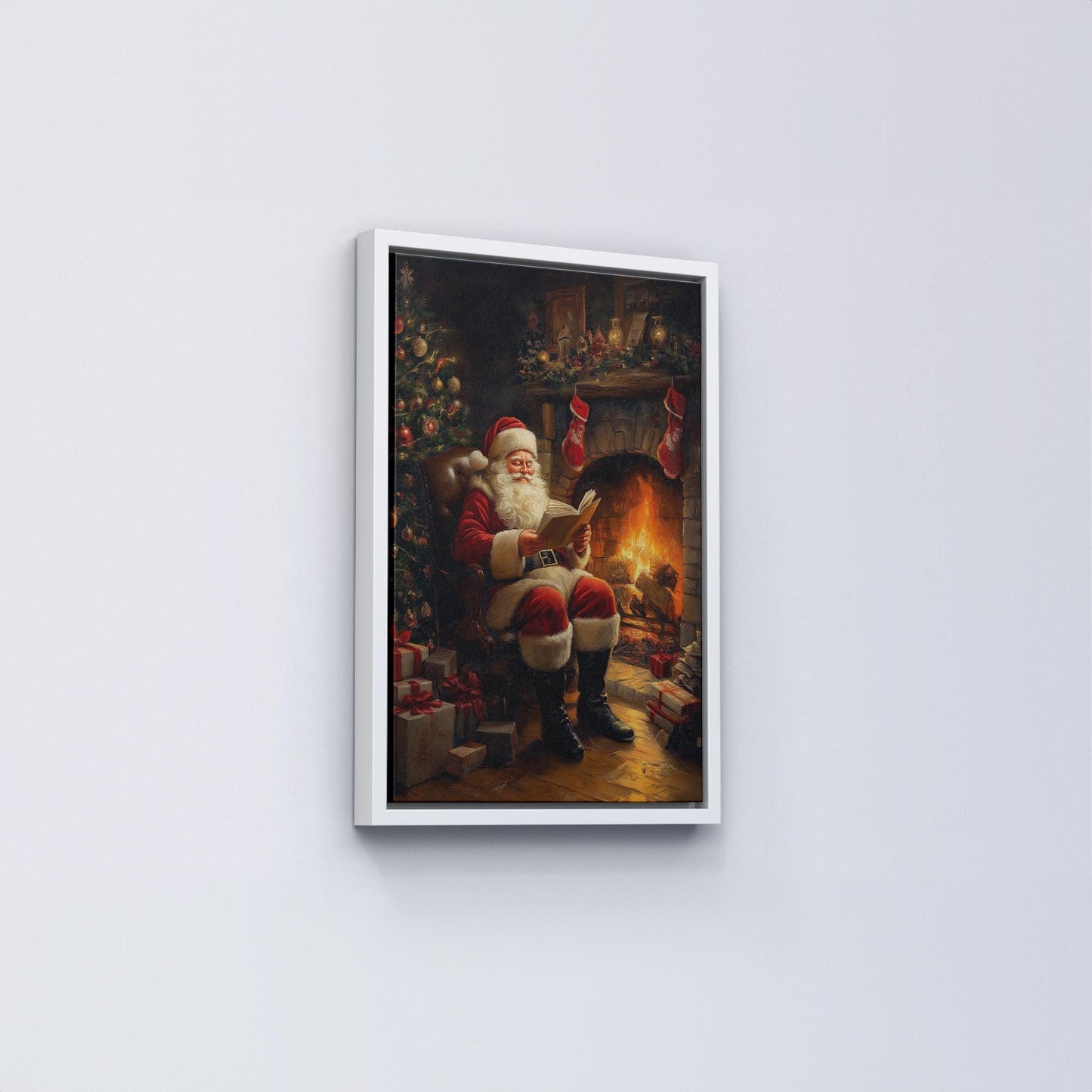 Weihnachtsmann & Weihnachtsdeko-Kunst - Festliche Feiertagsdrucke, Weihnachtsgeschenk