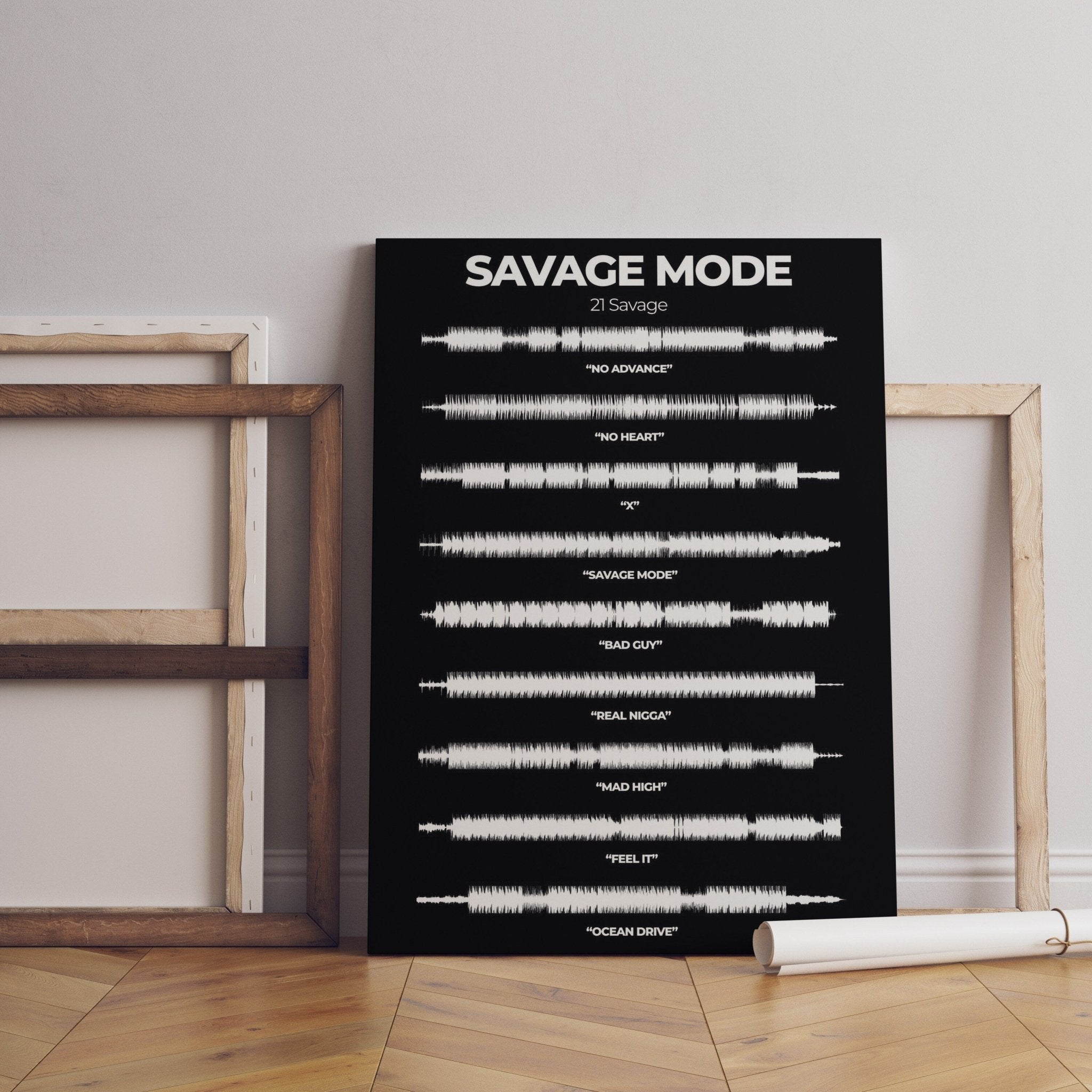 21 Savage Mode Album Canvas Poster - Canvasworkshop