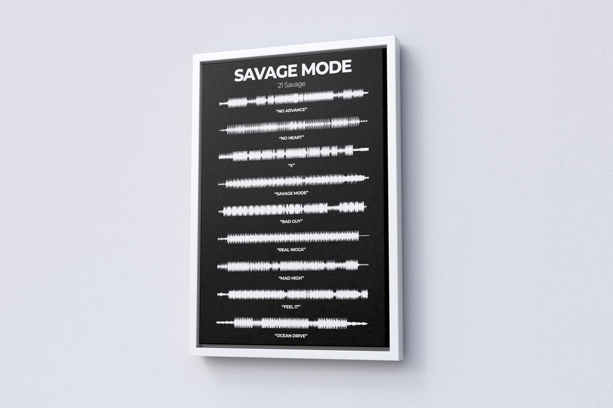 21 Savage Mode Album Canvas Poster - Canvasworkshop
