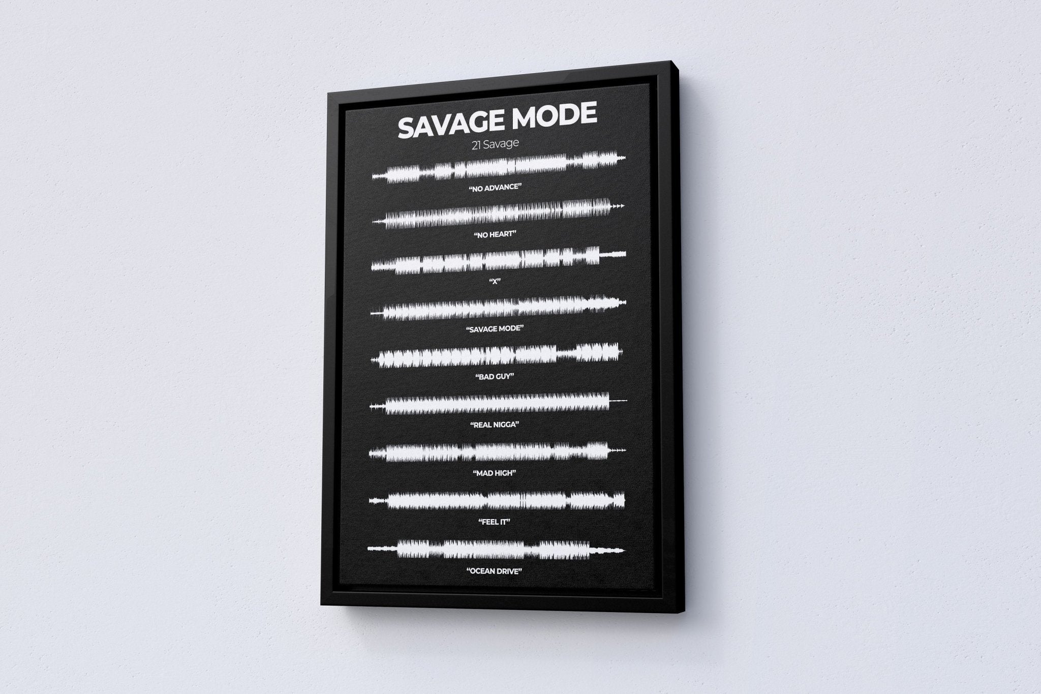 21 Savage Mode Album Canvas Poster - Canvasworkshop