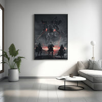 Gaming-Leinwandbilder, Armored Core Leinwand-Wanddeko, Gaming-Poster, Geschenk für Gamer, Dark Souls Poster, Dishonored Poster