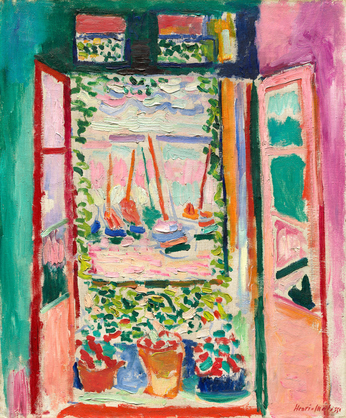 Original The Open Window by Henri Matisse