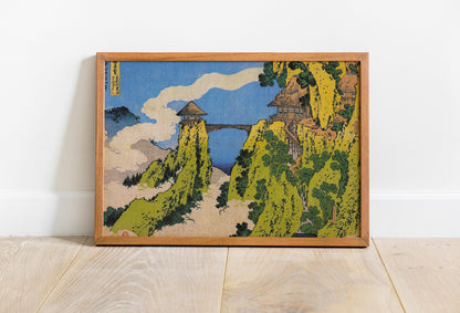 Hokusai Ukiyo-e Leinwandbilder Meisterwerke: Brücken, Berg Fuji & Kulturelle Szenen