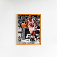 Legendary Basketball Players - Iconic Shot Moments on Canvas