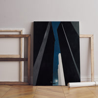 Georgia O'Keeffe Leinwand-Wandbild, Georgia O'Keeffe-City Night, Beliebte Kunst-Leinwand, Nacht-Leinwandbild, Leinwanddruck-Kunst, Berühmte Wandkunst
