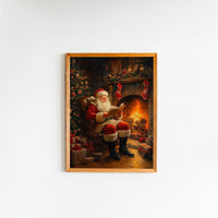 Weihnachtsmann & Weihnachtsdeko-Kunst - Festliche Feiertagsdrucke, Weihnachtsgeschenk