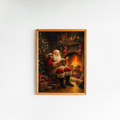 Weihnachtsmann & Weihnachtsdeko-Kunst - Festliche Feiertagsdrucke, Weihnachtsgeschenk