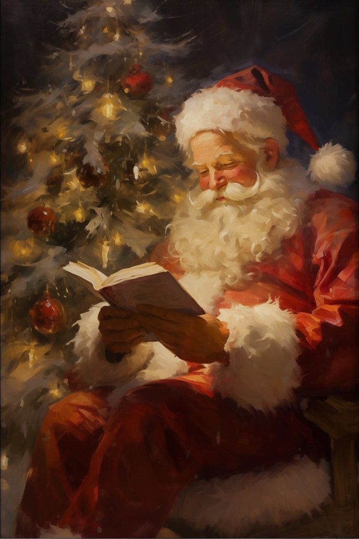 Santa Claus Canvas Wall Art