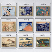 Japanese Art Hokusai Canvas Wall Decor Ukiyo-e Masterpieces – From Lilies to Majestic Fuji Scenes
