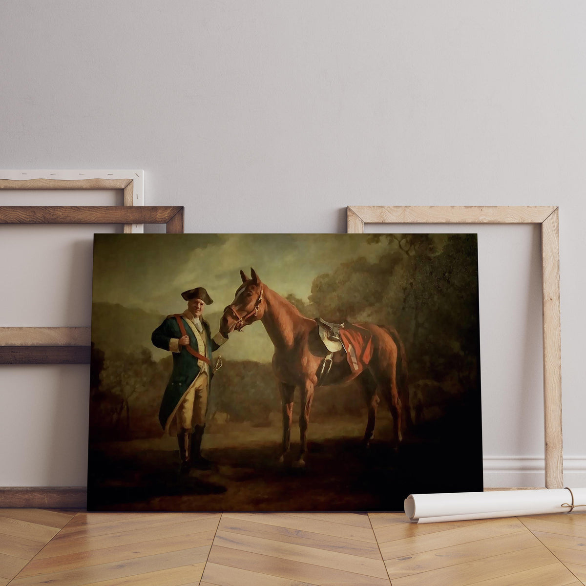 Classic Equestrian canvas wall art