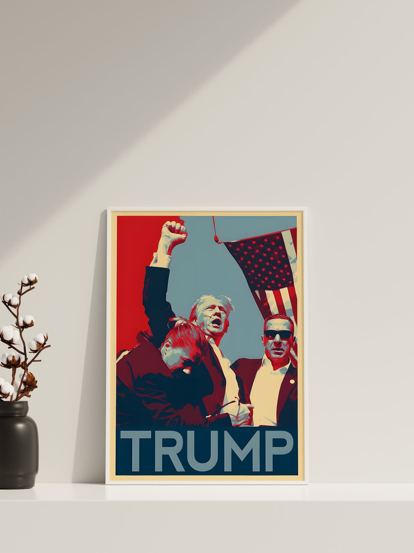 Donald Trump Pop Art, Trump Poster, USA Präsident Poster, Gerahmte Leinwand Wandkunst, Leinwand Wanddekoration, Leinwand Wandkunst, Pop Art Leinwand Poster