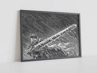 Anime Leinwand Wandkunst, Anime Poster, Berserk Anime Wandkunst, Berserk Guts Poster, Berserk Schwarz & Weiß Poster, Guts Cool Poster, Berserk Kunst