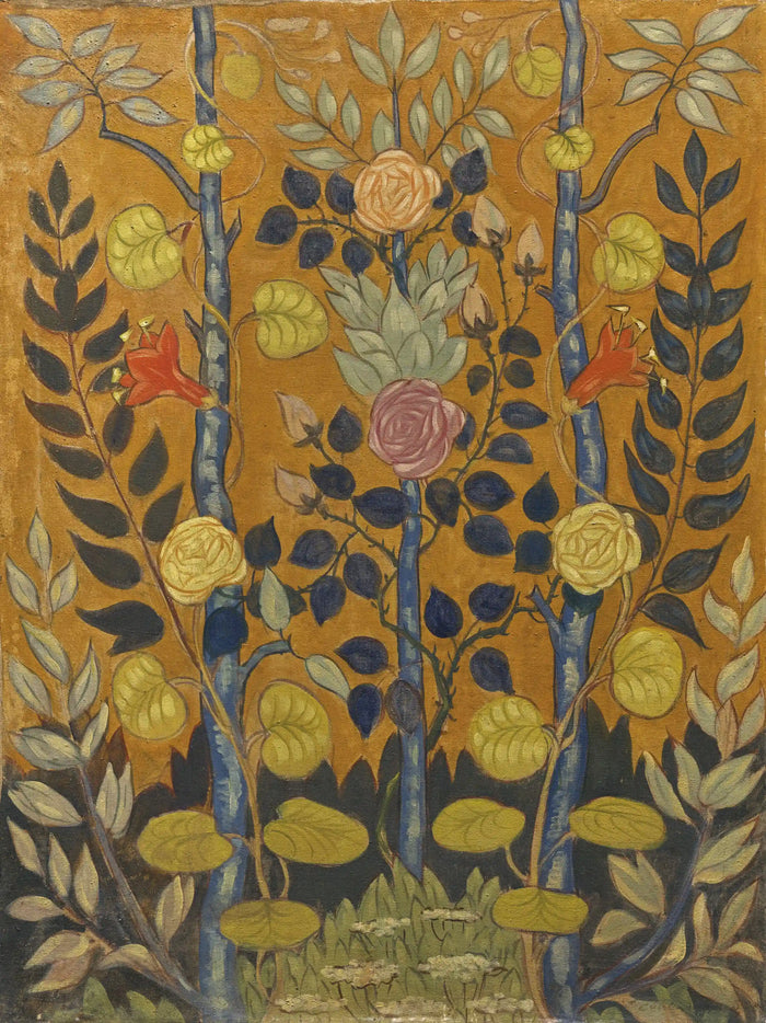 Emile Bernard Les Roses Canvas Wall Art, Vintage